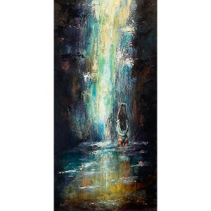 Susie Denton Art - Waterfall Yoga
